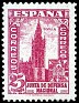Spain 1936 Monuments 25 CTS Carmin Edifil 807. España 807. Uploaded by susofe
